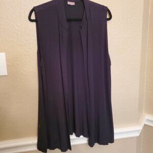 J. Jill Black Sleeveless long thin Vest